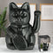 Winkekatze, schwarz, ca. 21cm