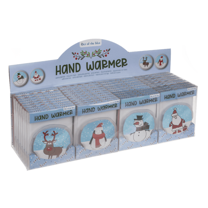 Runder Handwärmer, Weihnachtsmann, Pinguin,
