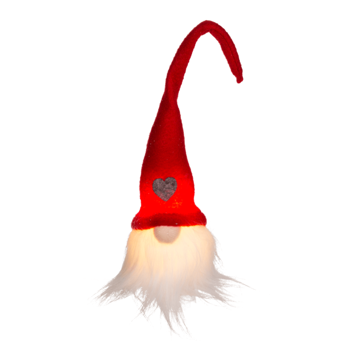 Weihnachtswichtel mit LED (inkl. Batterie)