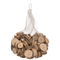 Deko-Holzscheiben, ca. 250 g,
