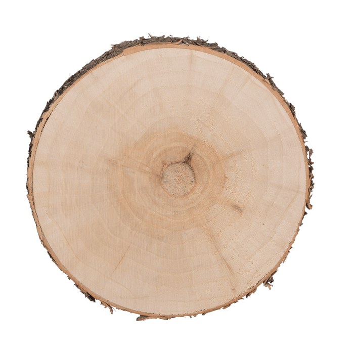 Deko-Holzscheibe, D: ca. 15 cm,