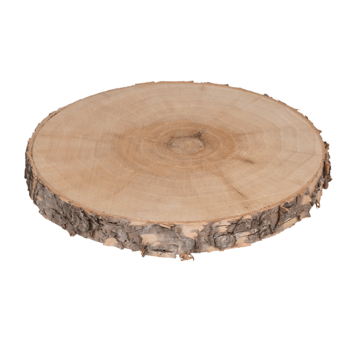 Deko-Holzscheibe, D: ca. 15 cm,