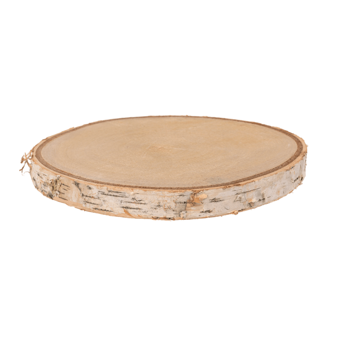 Deko-Holzscheibe, D: ca. 15 cm,