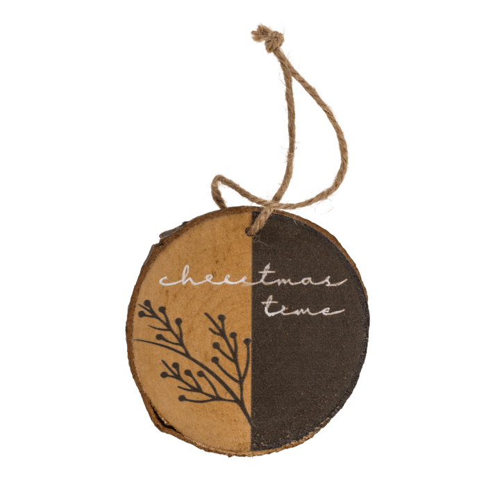 Deko-Holzscheiben-Hänger, Modern Christmas,