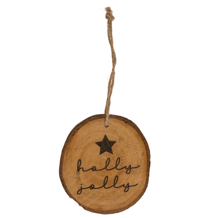 Deko-Holzscheiben-Hänger, Modern Christmas,