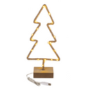Metall-Tanne mit Jute umwickelt & LED
