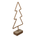 Metall-Tanne mit Jute umwickelt & LED