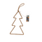 Metall-Tanne mit Jute umwickelt & LED,
