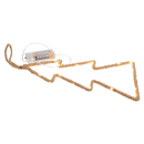 Metall-Tanne mit Jute umwickelt & LED,