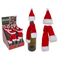 Textil-Flaschenüberzug, Weihnachtsmütze & Schal,