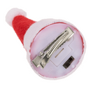 Plüsch-Haarclip, Weihnachtsmütze mit LED