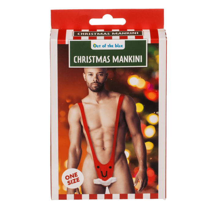 Herrenbadeanzug, Weihnachts-Mankini,