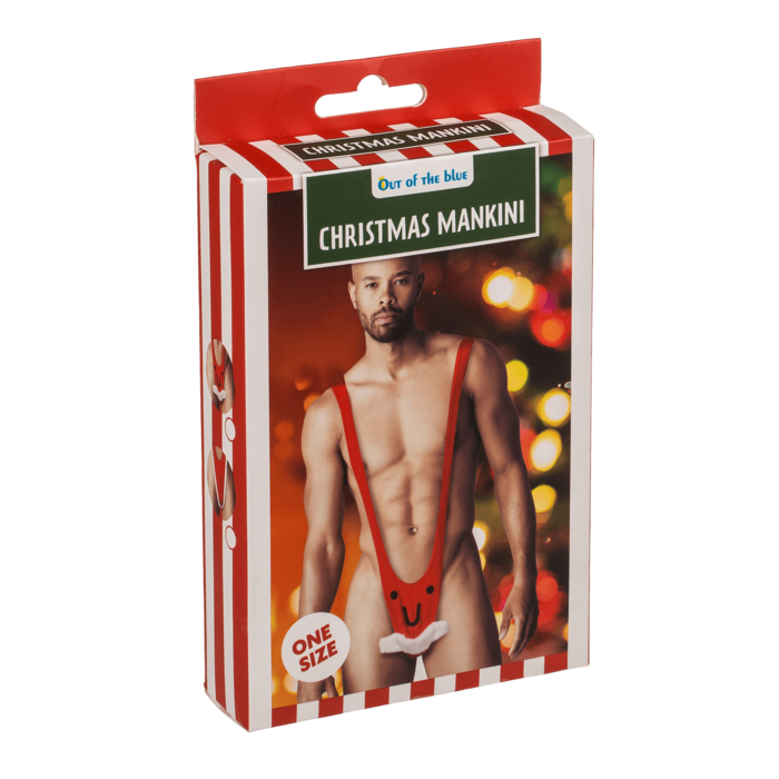 Herrenbadeanzug, Weihnachts-Mankini,