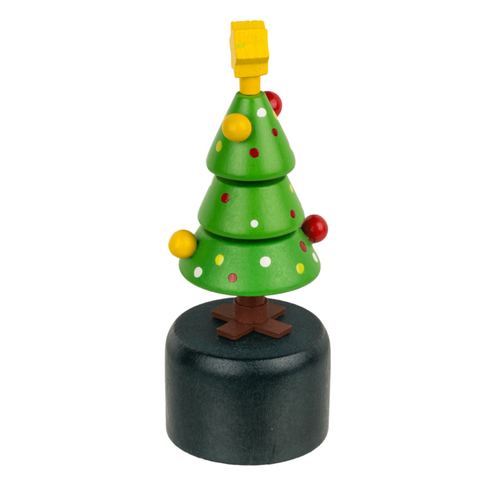 Holz-Drückfigur, Weihnachten, ca. 4,6 x 11 cm,