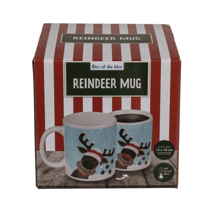Becher, Rentier, reagiert auf Wärme,