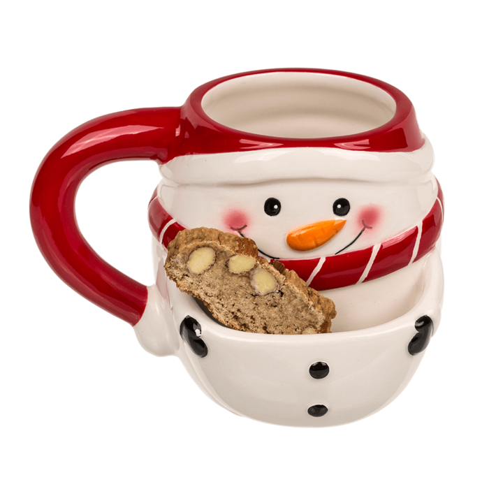 Dolomite-Becher mit Keksfach, Weihnachten,