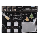 Kratzpapier, Adventskalender, ca. 52 x 30 cm,