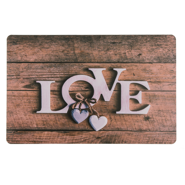 Tischset, Love & I love You sortiert,
