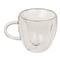 Doppelwandiges Thermo-Glas mit Herzform,