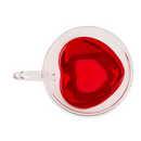 Doppelwandiges Thermo-Glas mit Herzform,