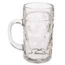 XL Glas-Bierkrug, 10,5 x 20 cm,