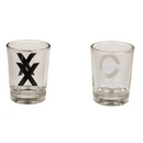 Glas-Trinkspiel, Tic Tac Toe, mit 9 Gläsern,