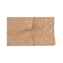 Kraftpapier-Geschenktüte, Sterne,