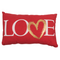 Rotes Deko-Kissen, Love,