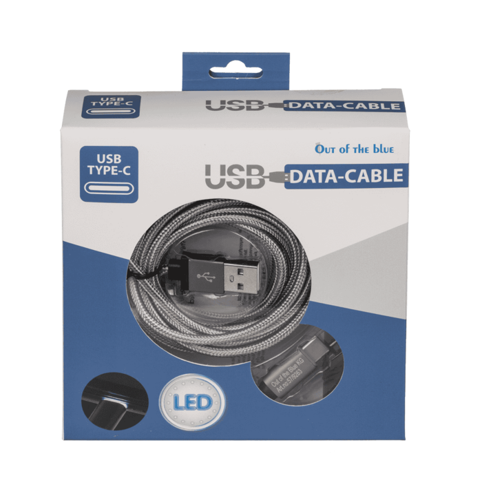 USB-Ladekabel für Typ-C, ca. 2 m,