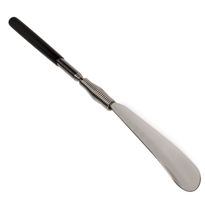 Ausziehbarer Metall-Schuhlöffel, ca. 77 cm,