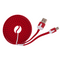 USB & Micro-USB-Ladekabel mit Textilummantelung,