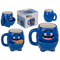 Dolomite-Becher mit Keksfach, blaues Monster,