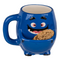 Dolomite-Becher mit Keksfach, blaues Monster,