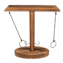 Ringwurf-Trinkspiel aus Holz, ca. 25 cm,