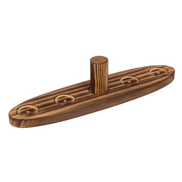 Ringwurf-Trinkspiel aus Holz, ca. 25 cm,