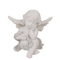 Sitzender Engel mit Kristallherz, ca. 5 cm,