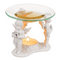 Aromalampe mit Glasschale, Stehende Engel mit