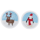 Runder Handwärmer, Weihnachtsmann, Pinguin,