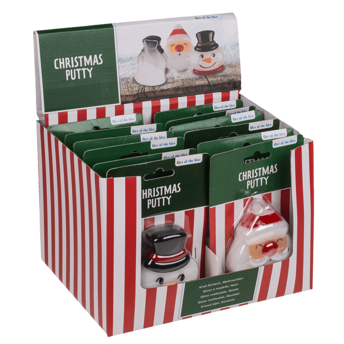 Knet-Schleim, Weihnachten, 2-fach sortiert,