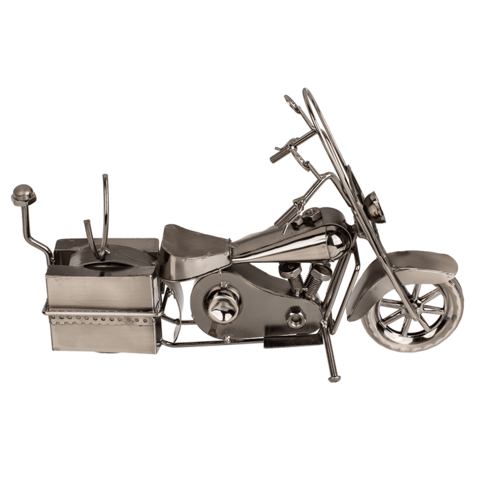 Metall-Flaschenhalter, Motorrad III,