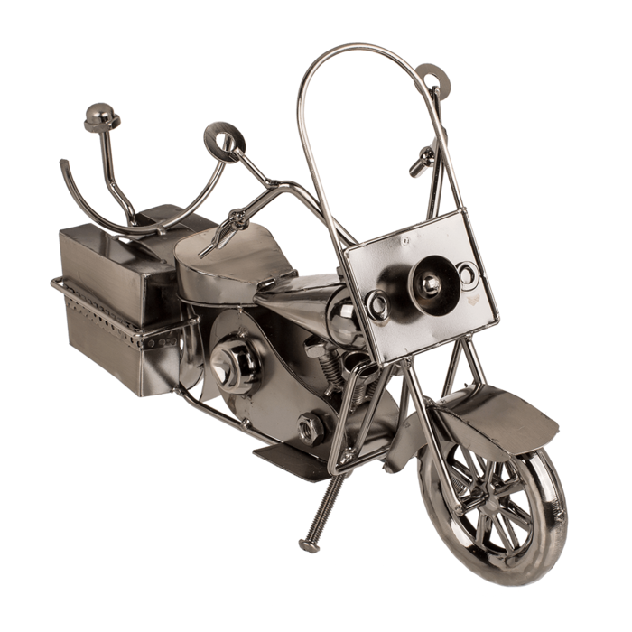 Metall-Flaschenhalter, Motorrad III,