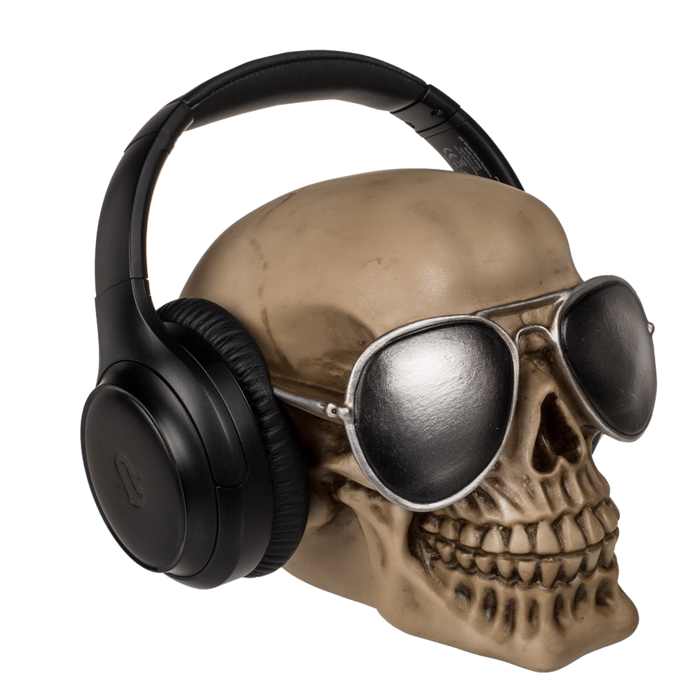 Kopfhörerhalterung, Totenkopf,