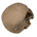 Kopfhörerhalterung, Totenkopf,