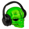 Kopfhörerhalterung, Alien,