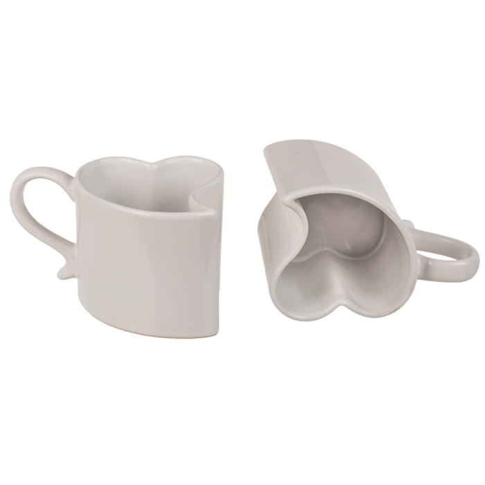 Herzförmige Tasse,