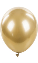 5 Ballons "Metallic", Ø 28cm, gold