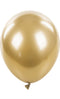 5 Ballons "Metallic", Ø 28cm, gold