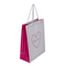 Weiß/pinke Papier-Geschenktüte, Love,