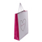 Weiß/pinke Papier-Geschenktüte, Love,