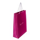 Weiß/pinke Papier-Geschenktüte, Love,